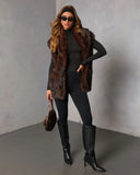 Frosted Berry Faux Fur Vest
