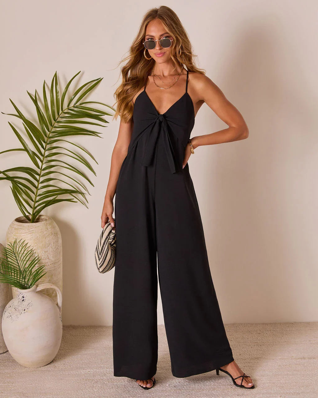 Dafni Bust Tie Jumpsuit