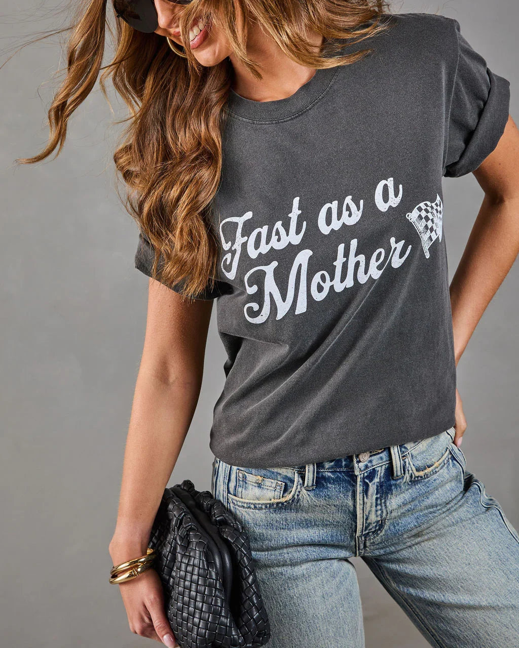 Fast As A Mother Short Sleeve Graphic Tee