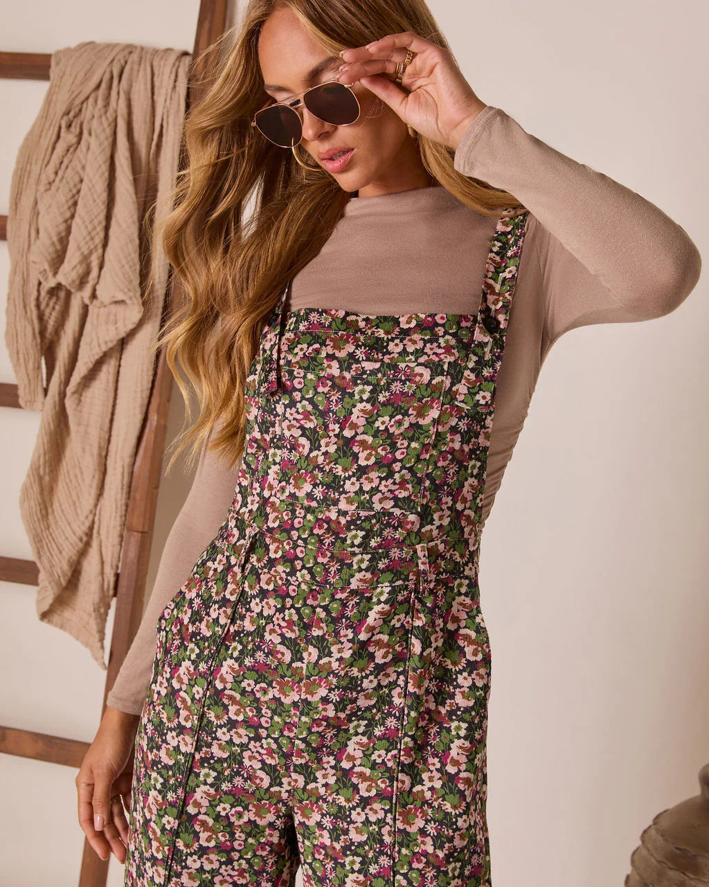Laurel Muse Printed Overalls