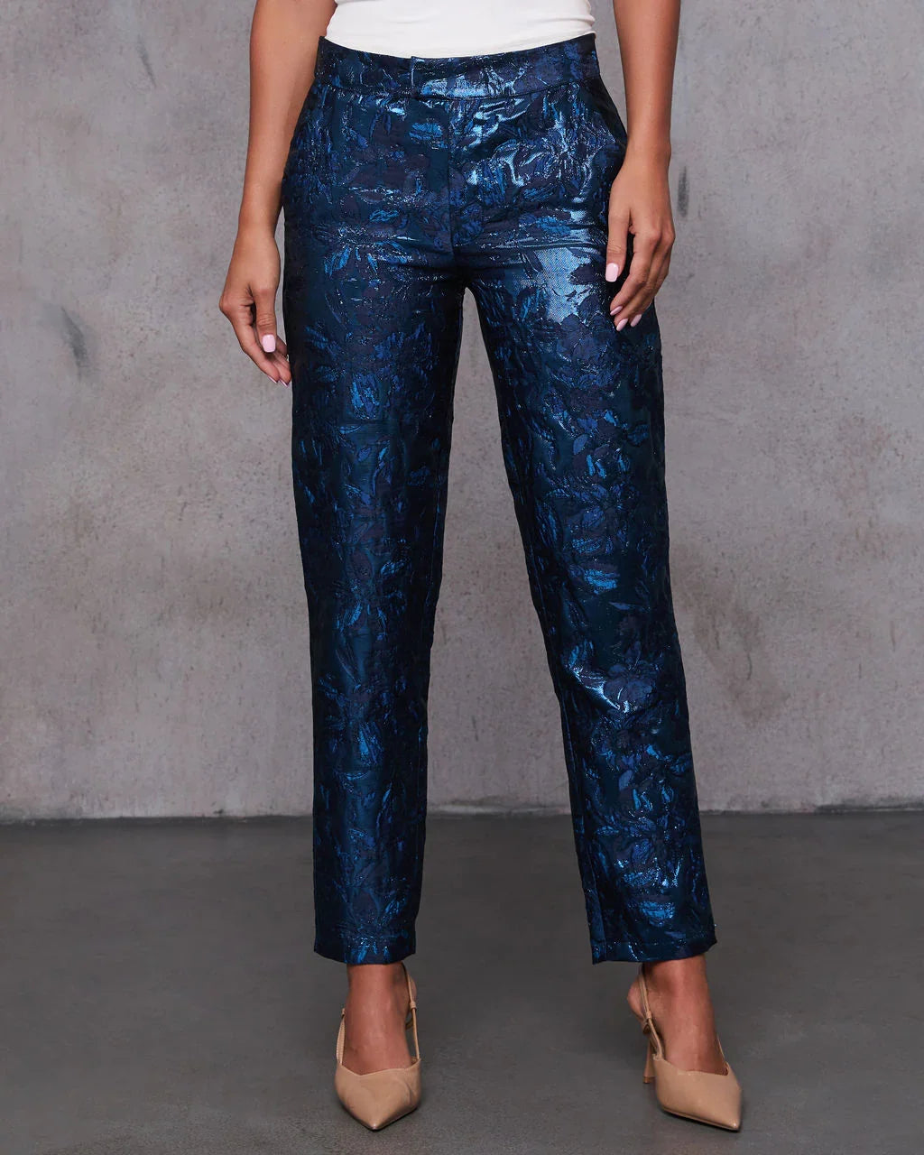 Come Away With Me Jacquard Pants