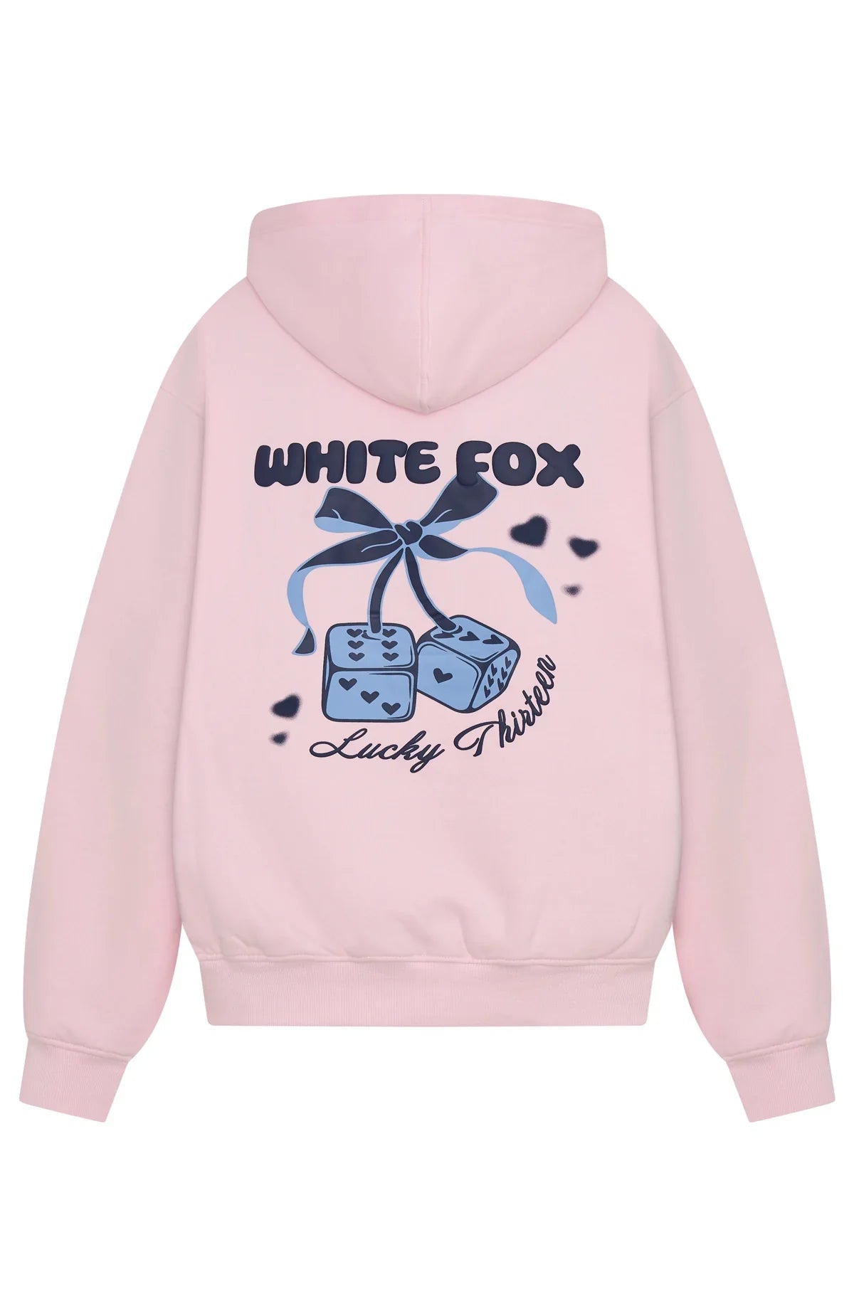 Lucky Thirteen Cheyenne Oversized Hoodie Soft Pink