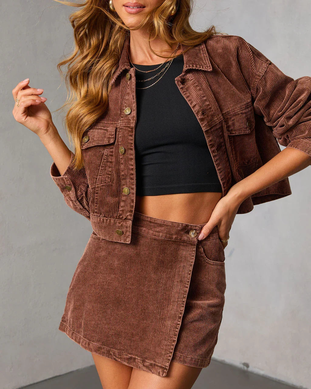 Coffee Meets Corduroy Jacket