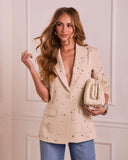 Refined Rebel Studded Blazer