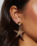 Starfish Drop Earrings