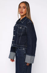 Charlotte Denim Jacket Dark Indigo