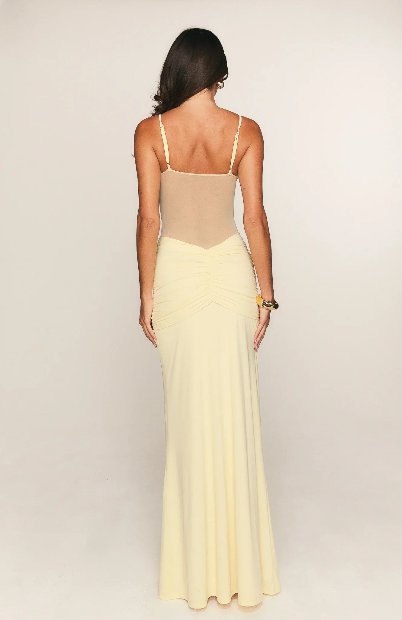 Confetti Skies Maxi Dress Lemon
