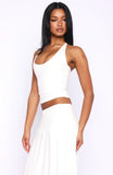 Sunbliss Halter Top White
