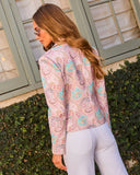 Garden Whim Paisley Print Blazer