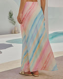 Lisabeth Striped Maxi Skirt