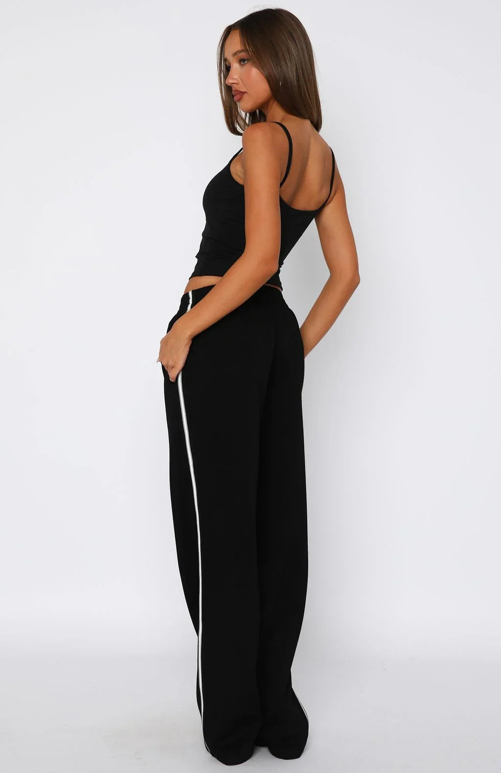 Travel Era Track Pants Black