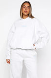 Daydreamers Nadia Oversized Hoodie Grey Marle