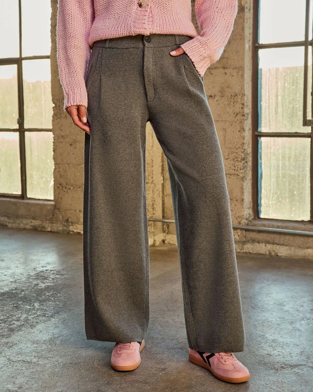Quiet Reset Knit Straight Leg Pants