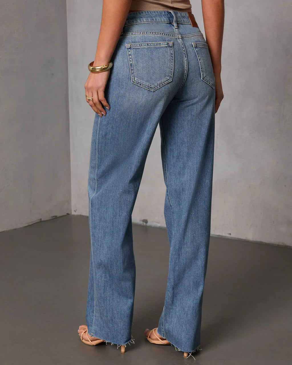 Tamrin Rigid Low Rise Relaxed Leg Jeans