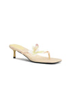 Rhea Orchid Thong Mules Lemon