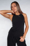 Way She Walks Top Black