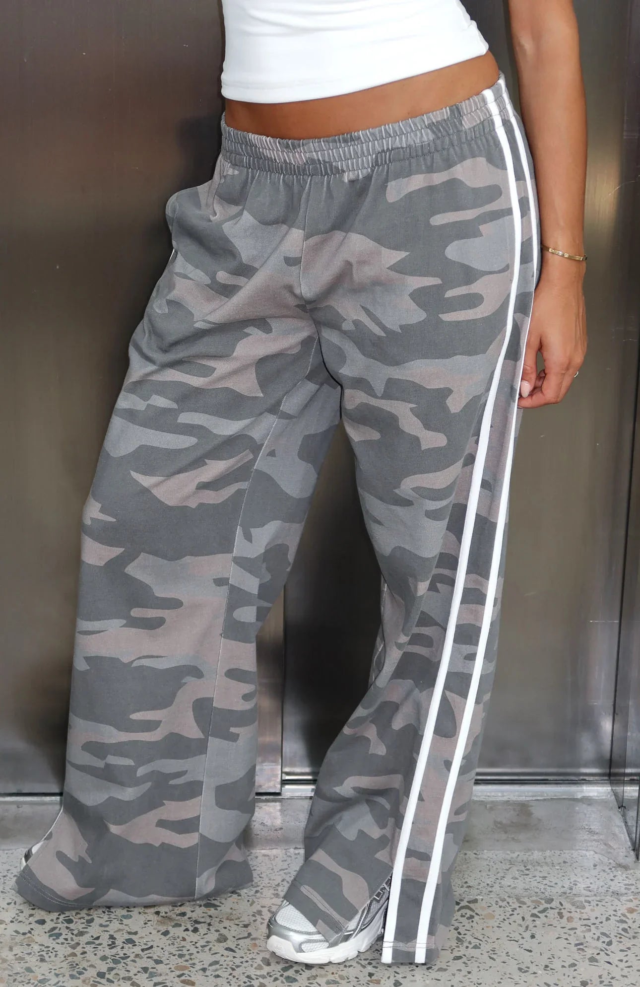 Make Me Promises Pants Camo Print