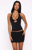 Crazy Story Bustier Black