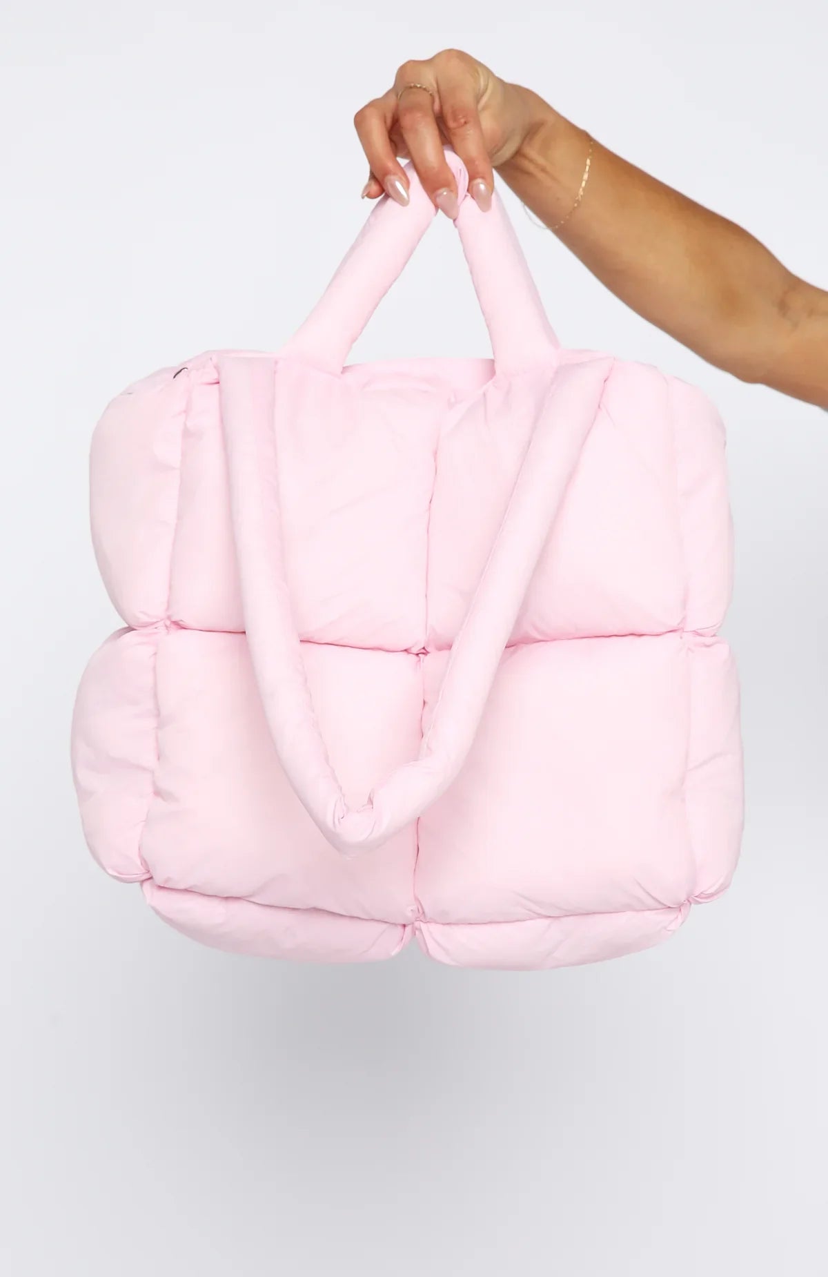 Malik Puffer Shoulder Bag Marshmallow