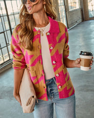 Karesti Oversized Houndstooth Sweater