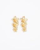 Blooming Orchid Floral Drop Earrings