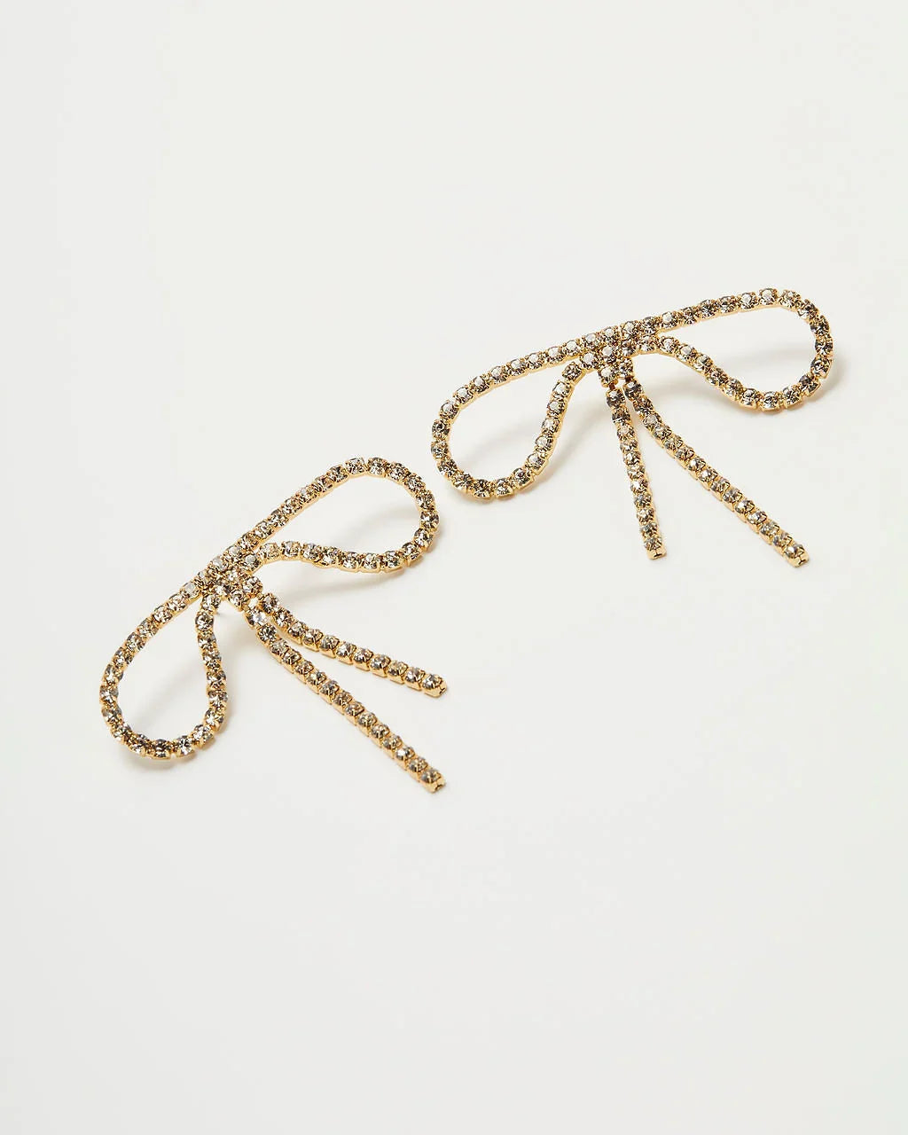 Bristowe Rhinestone Bow Earrings