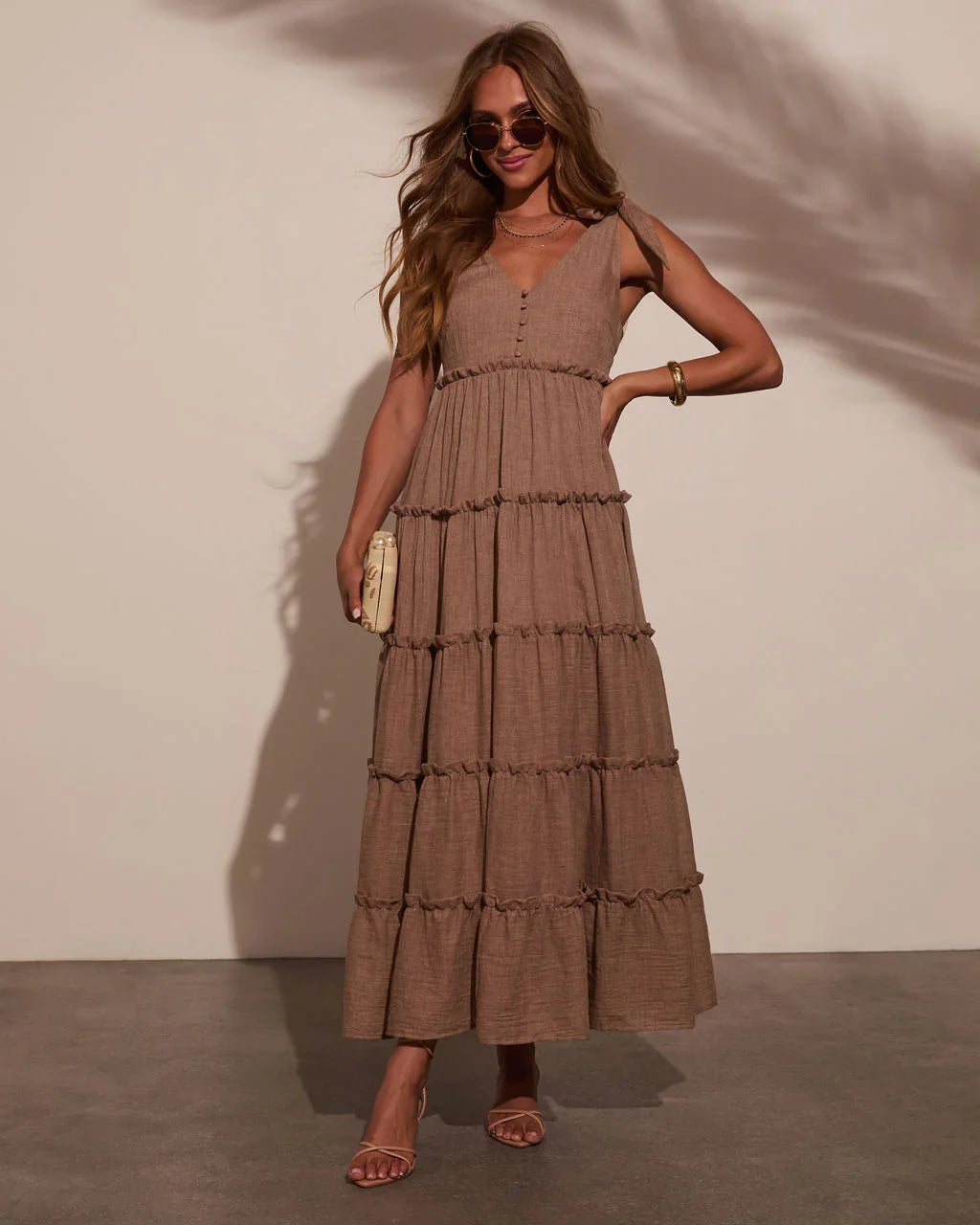 Selene Tiered Maxi Dress