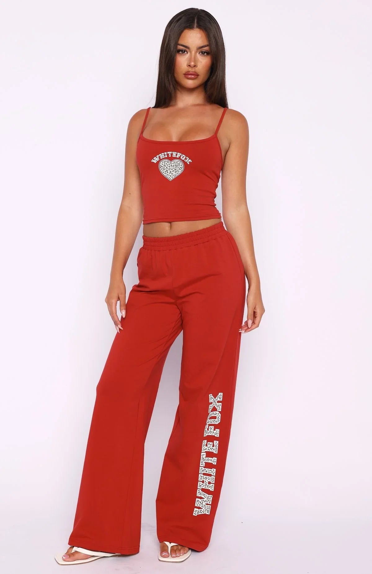 Heart Gone Wild Track Pants Red