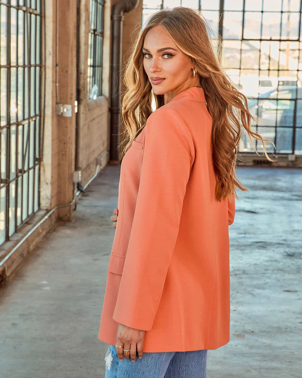 Aurelie Double Breasted Blazer
