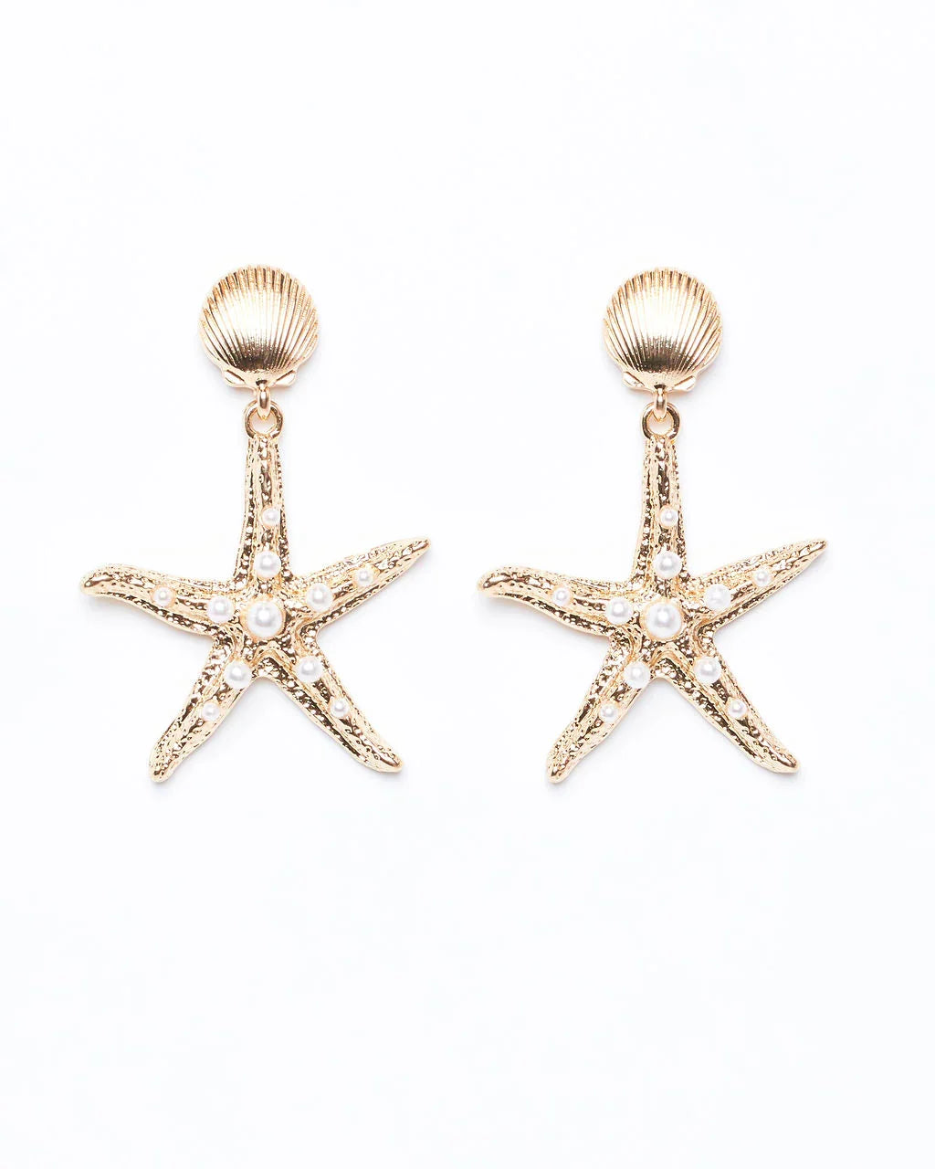 Starfish Drop Earrings