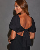 Calista Puff Sleeve Mini Dress
