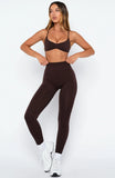 Charge Seamless Leggings Dark Chocolate