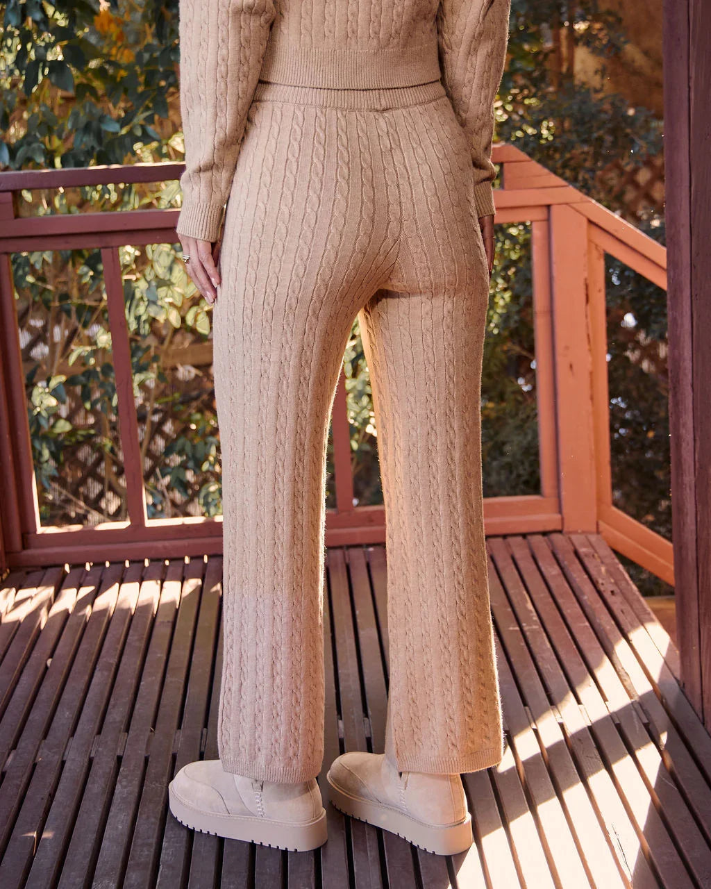 Tressel Cable Knit Pants