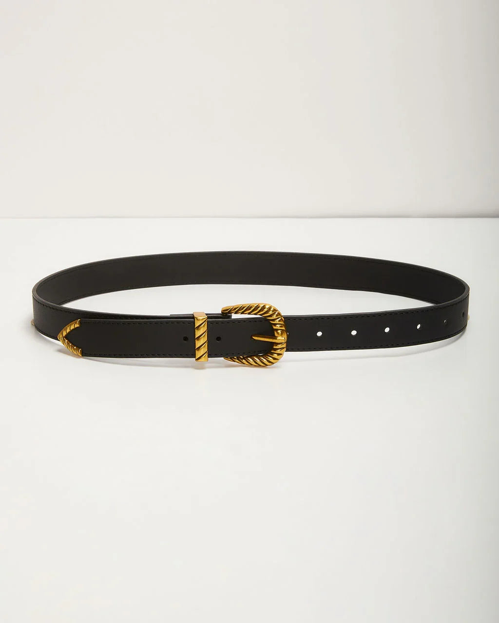 Janae Textured Buckle Standard Belt