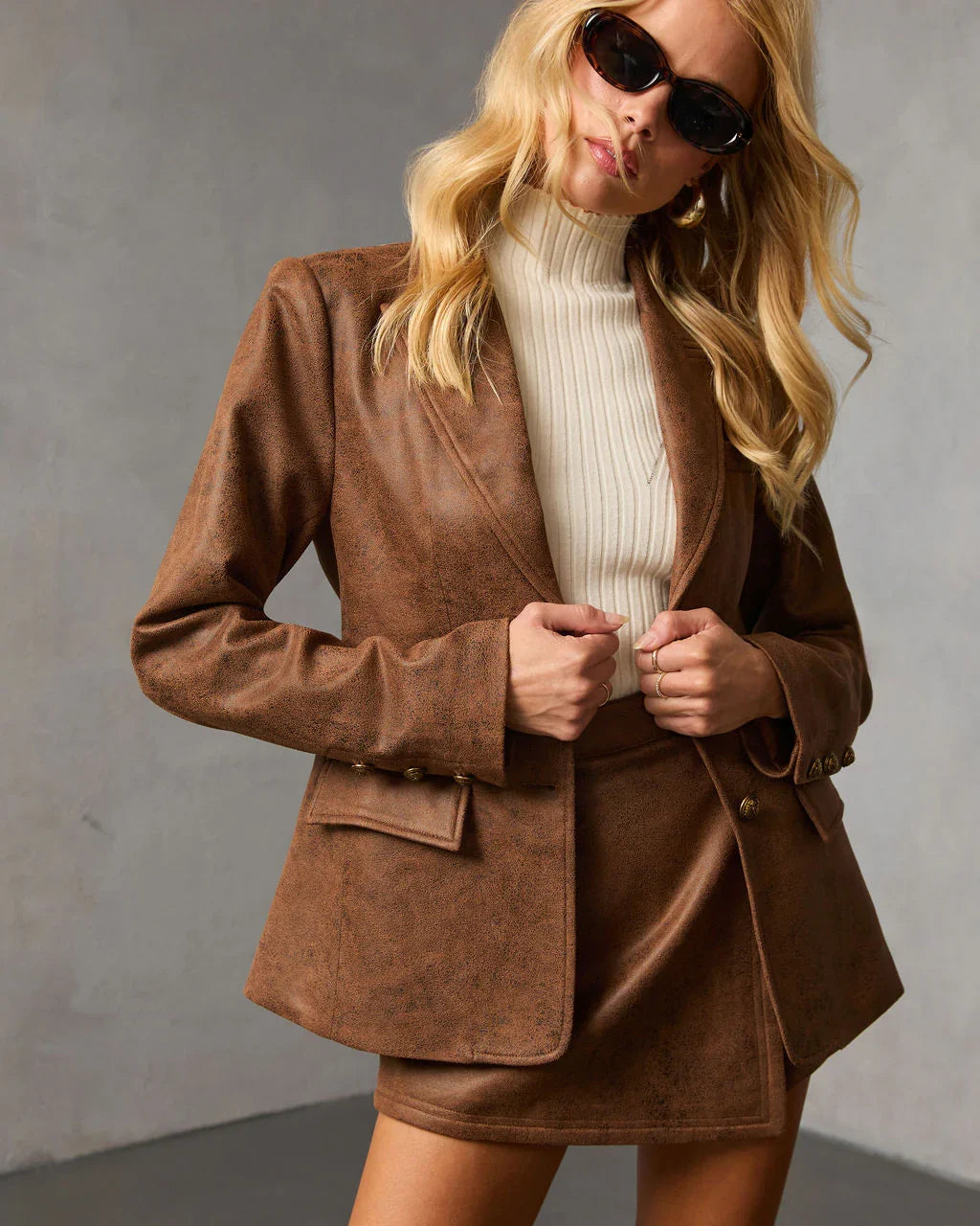 Beacon Hill Suede Blazer