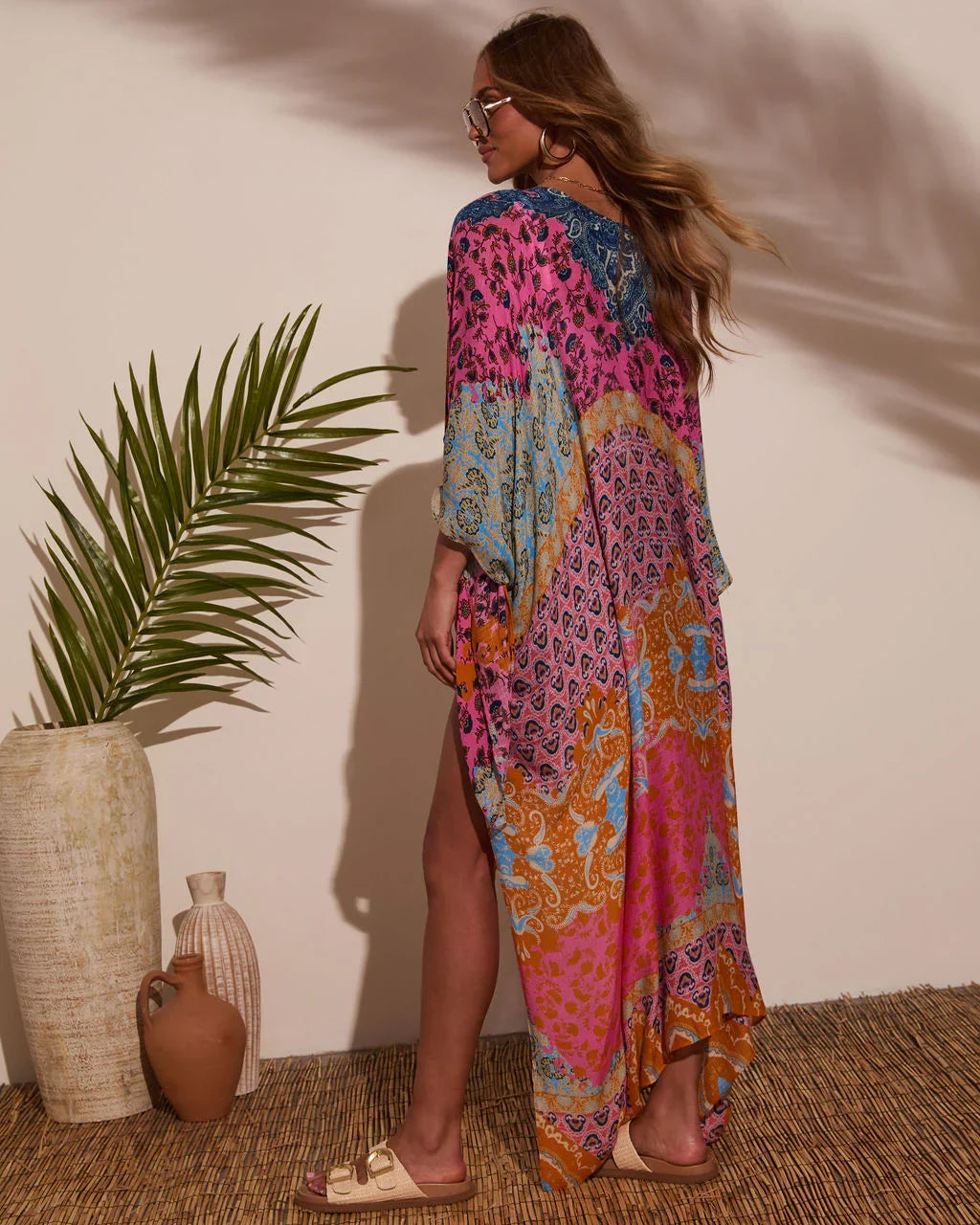 Antonella Printed Duster Kimono