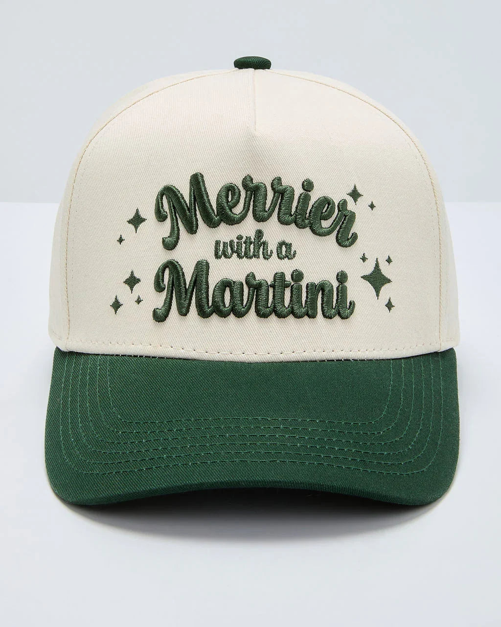 Merrier With A Martini Baseball Cap