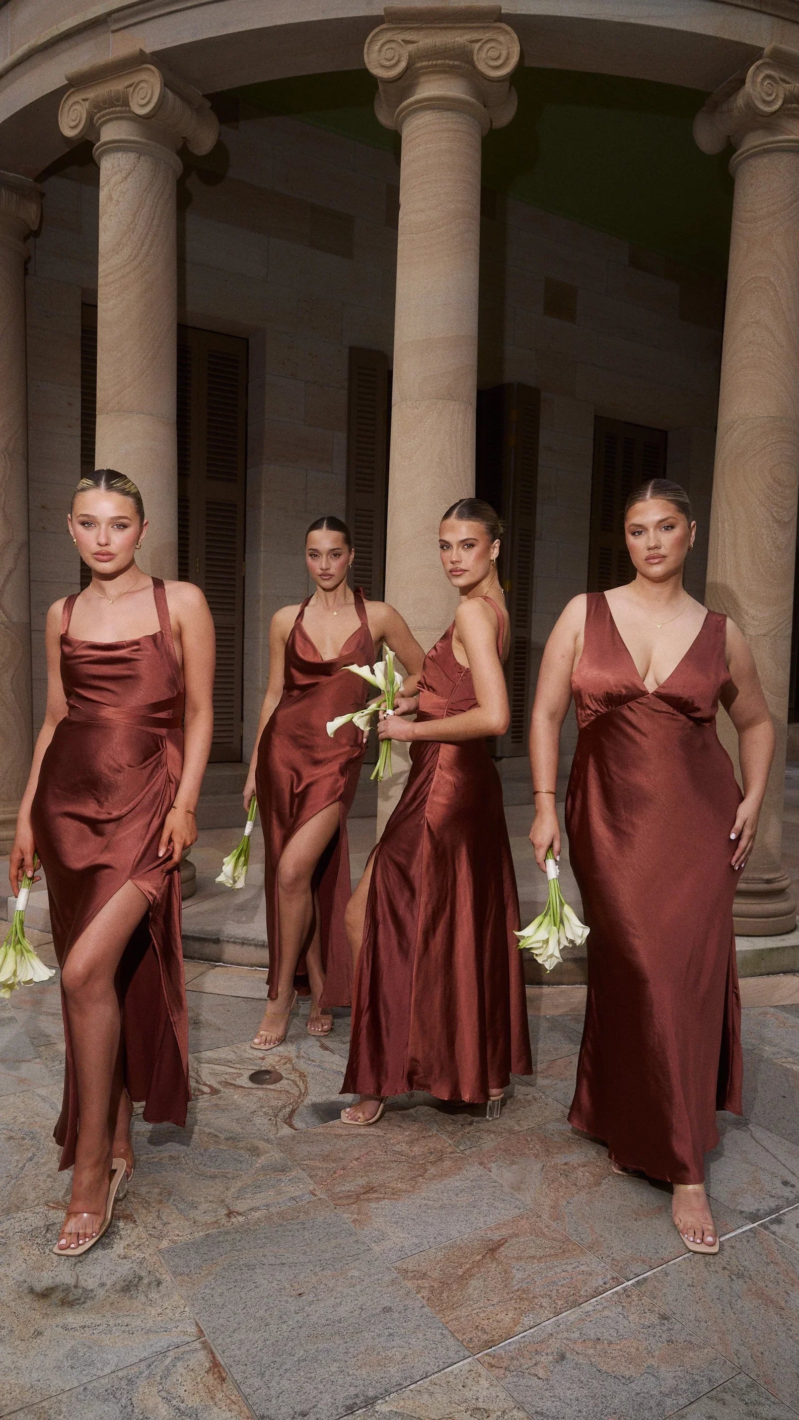 Zendaya Maxi Dress Rust