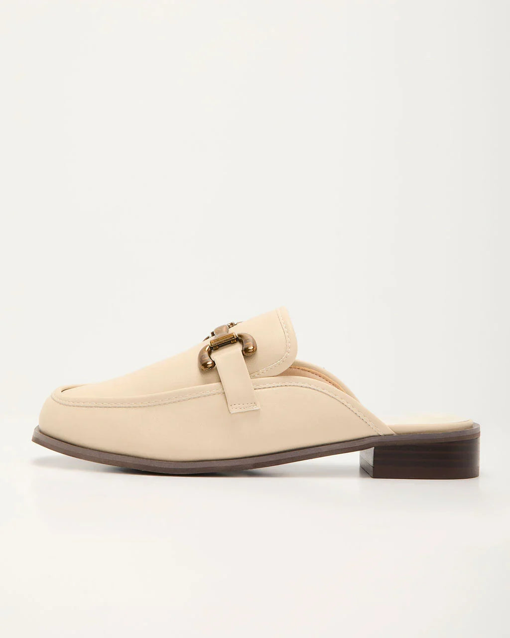 Honey Hide Loafer Mules