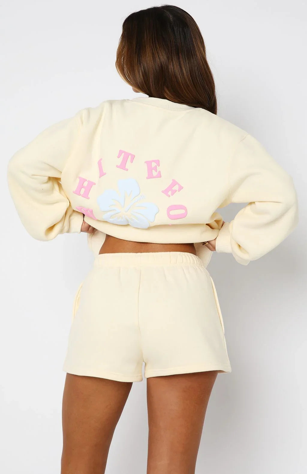 Keep Blooming Lounge Shorts Lemon