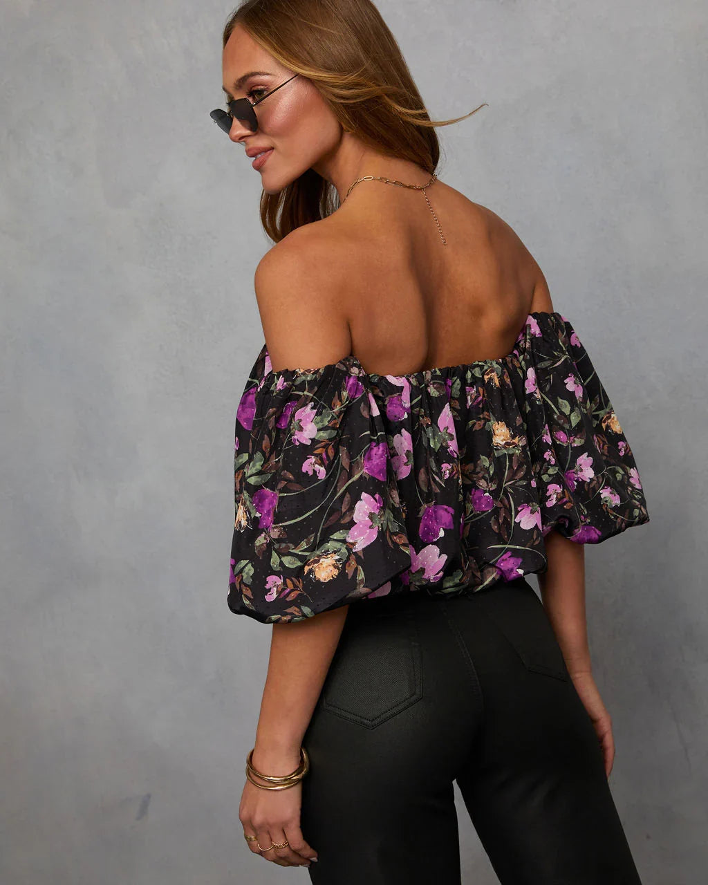 Everlyn Off The Shoulder Floral Blouse