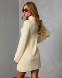 Jesiel Turtleneck Mini Sweater Dress