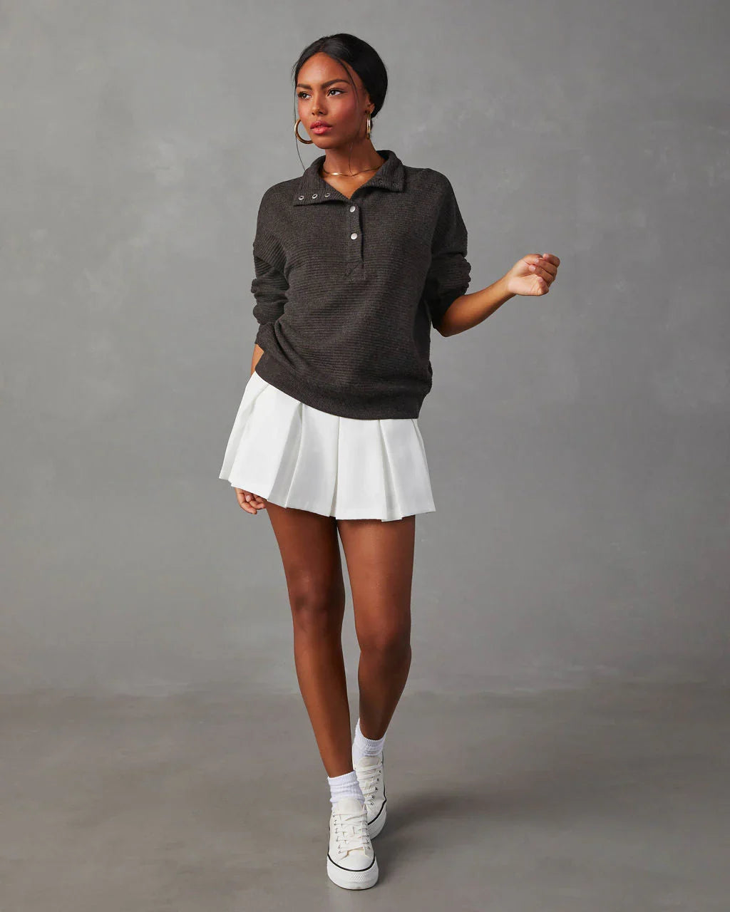 Kinsleigh Collared Pullover Sweater