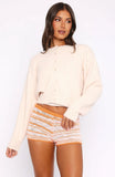 Warm Whispers Knit Cardigan Cream
