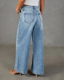 Throwback Origin Rigid High Rise Wide Leg Jeans