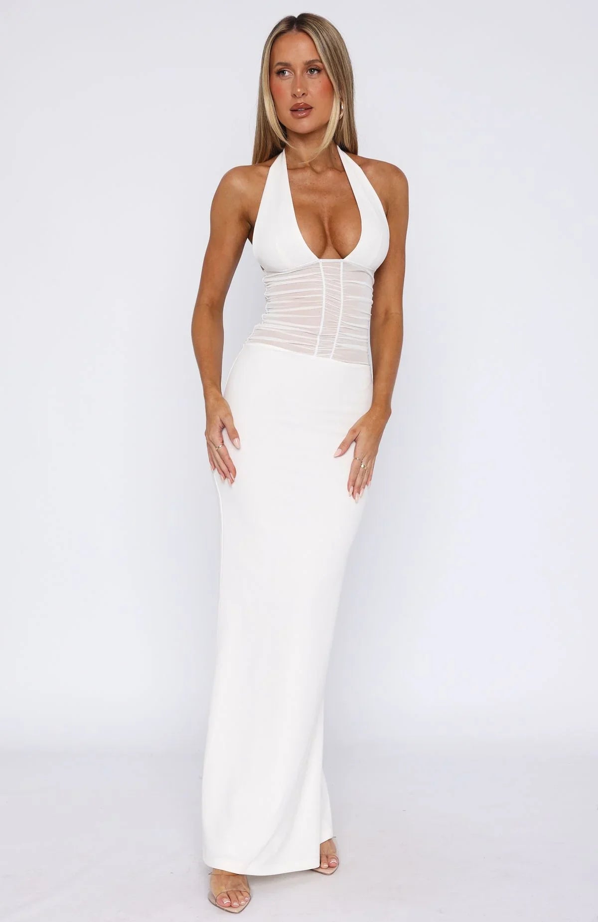 All My Love Maxi Dress White