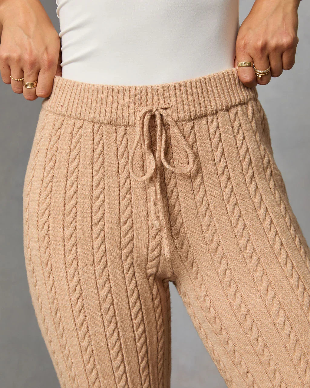 Cuddle Me High Rise Knit Pant