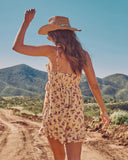 Rebel Bloom Ruffle Floral Romper