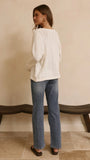 Mia Long Sleeve Top White