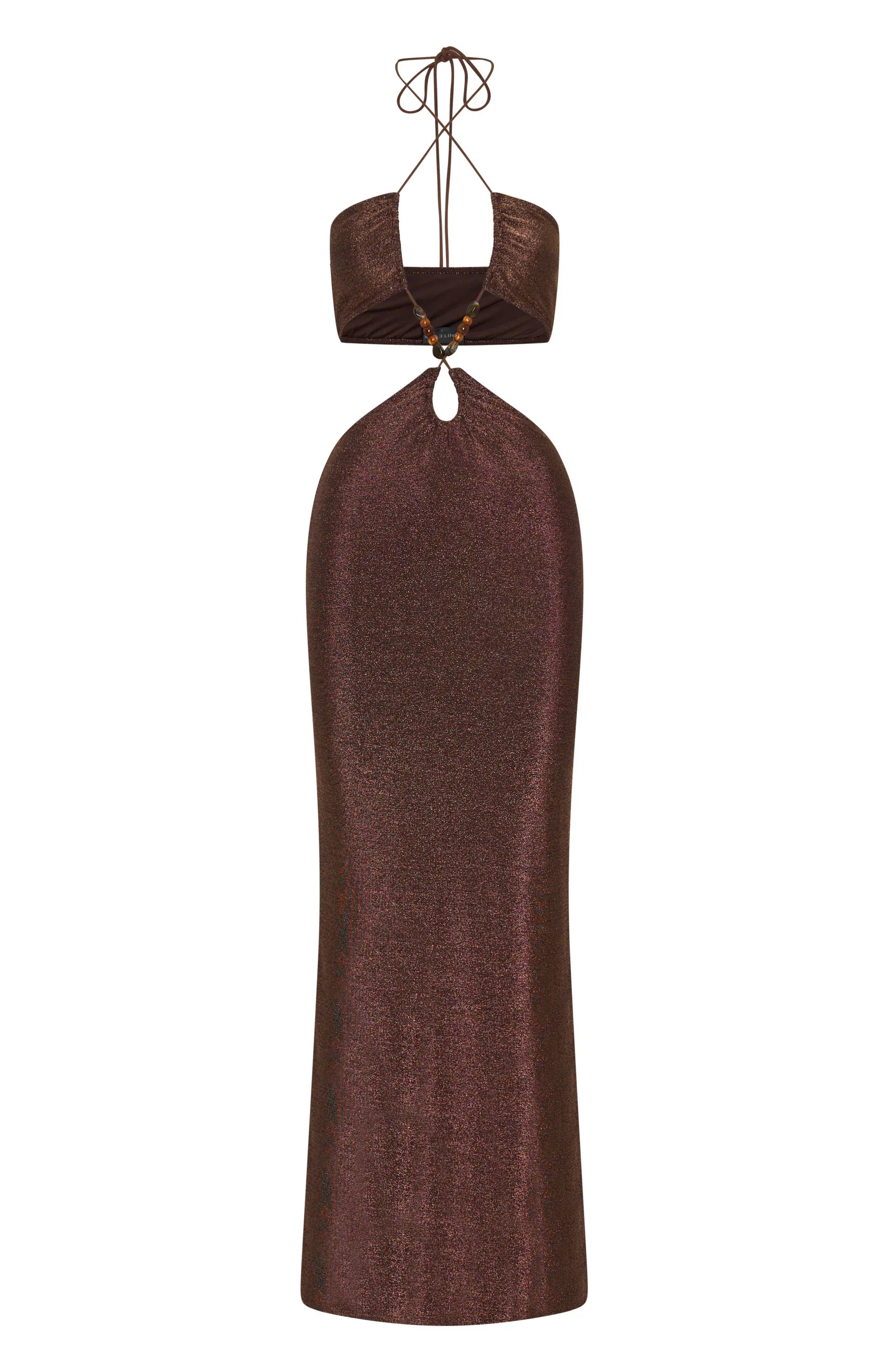 Making It Happen Maxi Dress Bronze